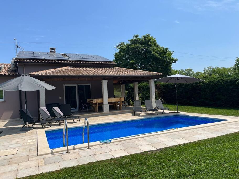 Вилла Modern House With Private Pool Zminj Экстерьер фото