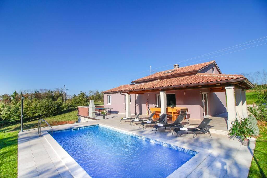 Вилла Modern House With Private Pool Zminj Экстерьер фото