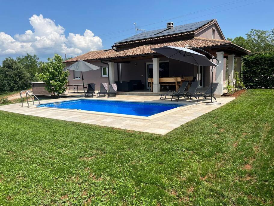 Вилла Modern House With Private Pool Zminj Экстерьер фото