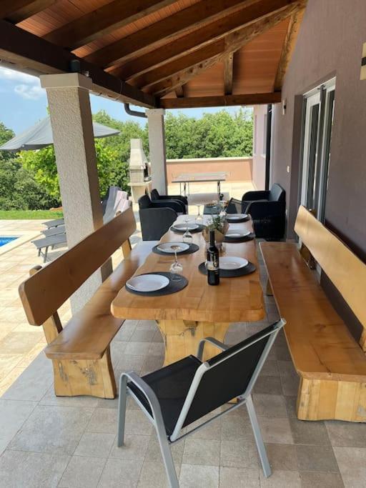 Вилла Modern House With Private Pool Zminj Экстерьер фото
