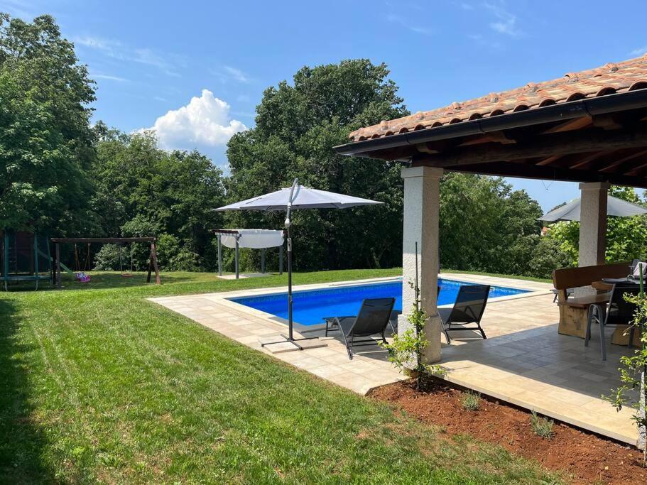 Вилла Modern House With Private Pool Zminj Экстерьер фото